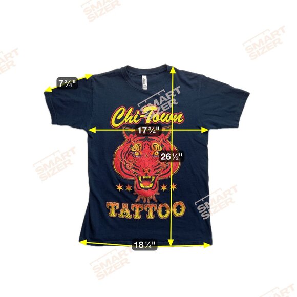 Chi-Town Tattoo Small T-Shirt Shirt - Picture 5 of 5